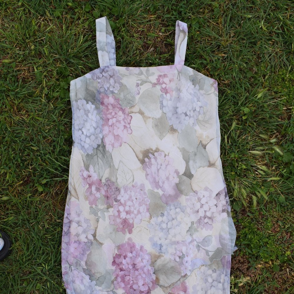 vintage ursula mini floral dress sz. 4